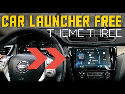 CAR LAUNCHER FREE (Theme Three) for ANDROID HEAD UNIT