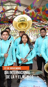 🎶🎷🎺¡Muchas felicidades a las y los músicos de Oaxaca!🎵🎉Gracias por compartir su talento y legado musical. Desde #Oaxaca, tierra de grandes músicos, celebramos este día con alegría y gratitud porque la música es una parte integral de nuestra cultura y una manifestación de la riqueza y diversidad de nuestro estado. ¡Feliz Día Internacional de la y el Músico! 🎶🎉 Gobierno del Estado de Oaxaca Secretaría de Turismo de México Saymi Pineda Velasco Salomón Jara Cruz #TierraOrgullosaDeSusRaíces #O