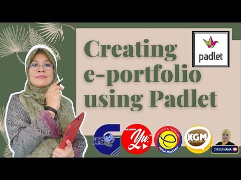 Creating e-portfolio using Padlet