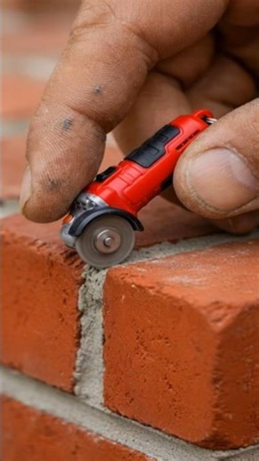 Mini Grinder vs Brick – Tiny Machine Powerful Cut! 🔥#shorts