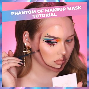 89K views · 2.2K reactions | Phantom Of Makeup Mask Tutorial! | NikkieTutorials | Facebook