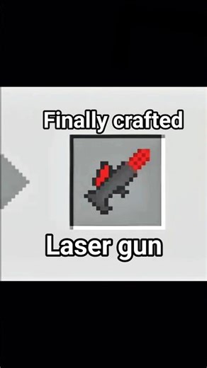 crafting laser gun moment ll #minecraft #shorts #yotube