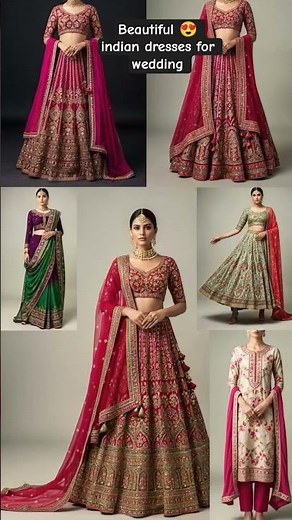 Beautiful 😍 indian wedding dress ideas for girls