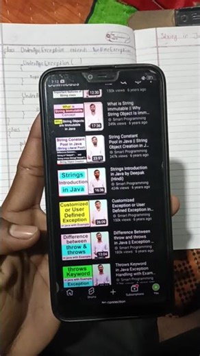 strings in Java ka lecture complete kar liye ab next.# BCA # programming # shorts # minivlog # video