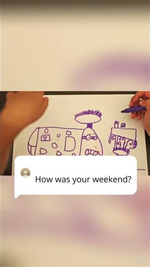 The robot that asked about my weekend 🤔 #drawing #funny #shorts