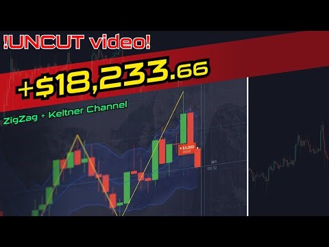 !UNCUT VIDEO! ZigZag and Keltner Channel Binary Options Strategy