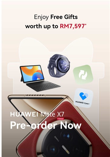 Discover the HUAWEI Mate X7: Innovative Foldable Design