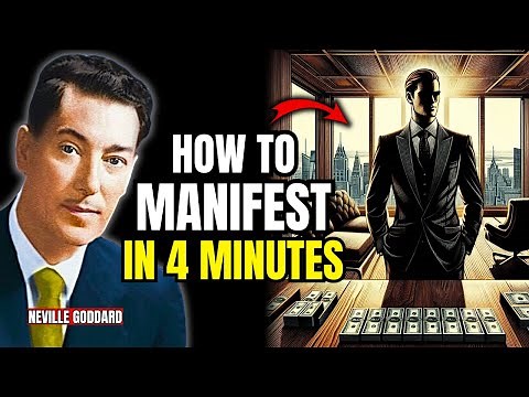 Neville Goddard - How To Manifest Anything In 4 Minutes (The Best Method)