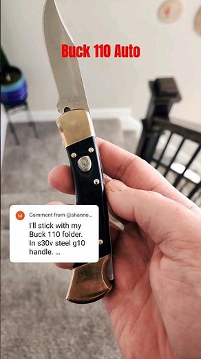 Buck Knives 110 Automatic #buck #buckknives #switchblade #knifeskills