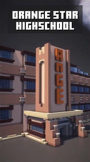 Orange Star High School from Dragon Ball Z in Minecraft 🏫⭐