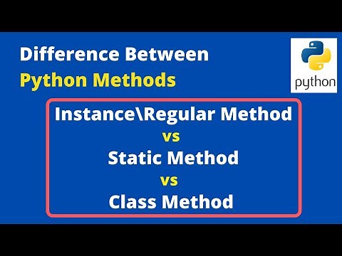 Python Instance vs Static vs Class Method Differences