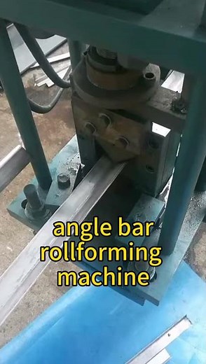 Stainless steel angle bar rollforming machine, iron angle making machine