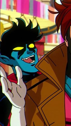 There is No Love Without Sin #Gambit #Nightcrawler #Love #Rogue #marvelanimation #marvel #xmen97