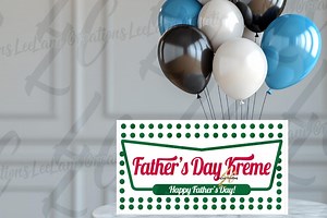 Funny Father’s Day Money Gift Box – Krispy Kreme Inspired | Personalized Cash Holder for Dad - Etsy UK
