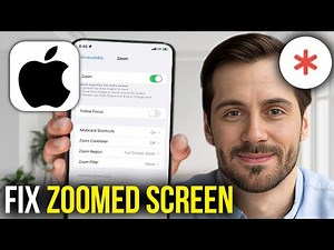 How To Fix iPhone screen zoomed in Stuck