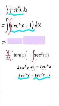 integral of tan^2x #education #maths #math #calculus