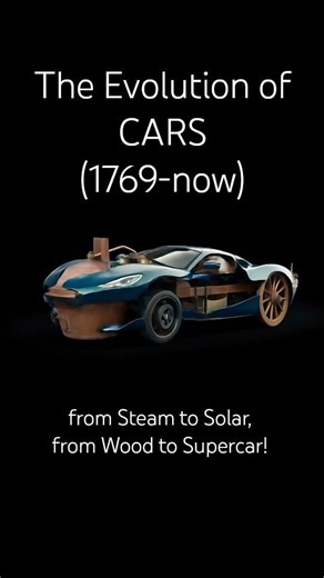Car Evolution #history #evolution #technology #design #trivia #cars #ford #tesla #lamborghini #audi