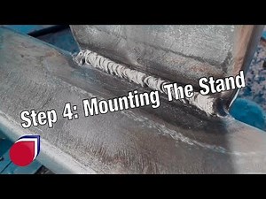 Installing a slide gate operator Step 4: Mounting the stand | SC0042