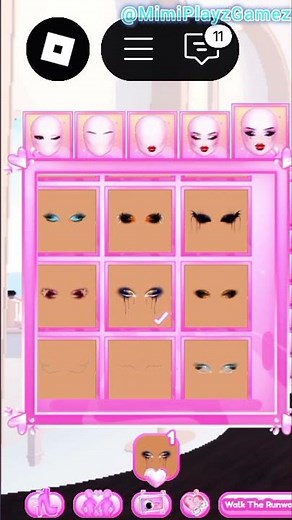 Custom Makeup Tutorial! Dti Custom Makeup | Roblox Dress to Impress
