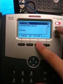 Blind transfer on the Cisco SPA 504G