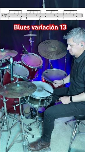The Blues Drum Pattern Pro Drummers Use #drumming #technique #shorts
