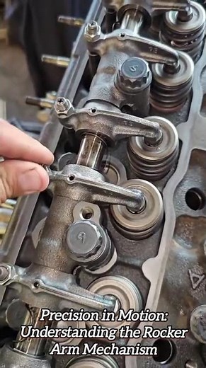 Precision in Motion: Understanding the Rocker Arm Mechanism #shorts #mechanic #automobile