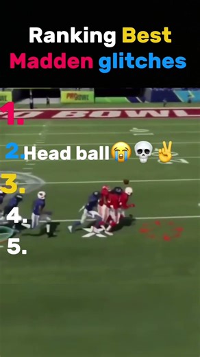 Ranking best madden glitches😭✌️💀 #football #madden #subscribe