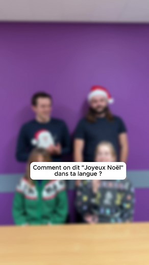 …et toi, tu le dis comment ? 😏🎄 #CLL #FêtesEnLangues #LanguesPourTous #Noël