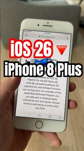 How to Get iOS 26 on iPhone 8 Plus!