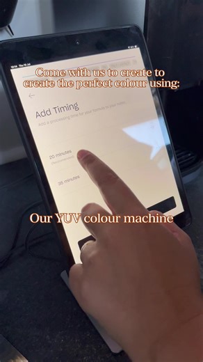 Introducing our new colour mixing machine... 🎨 Precision colour mixing We use the YUV machine to create exact colour blends tailored to your hair. It allows us to control every detail – quarter tones, tone depth, pH and coverage, so you get consistent, accurate results at every appointment. ♻️ Sustainable & efficient By using sealed, refillable cartridges, the machine cuts down on waste and ensures fresh colour with every mix. It reduces leftover product by up to 35%, making the process cleaner