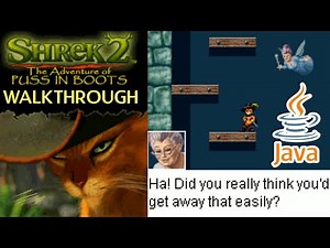 Shrek 2: The Adventure of Puss in Boots JAVA GAME [Full Walkthrough]