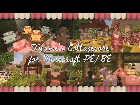 🌱🐣 Txyme's Cottagecore Pack for your Minecraft PE/BE 1.21 🌻