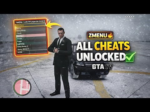 GTA 4 Cheat Trainer | ZMenu Trainer GTA 4 | Cheat Codes GTA IV | GTA IV Cheats PC