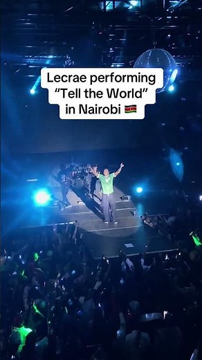 Lecrae performing Tell the World ft Mali Music at the Reconstruction World Tour 2025 in Kenya !