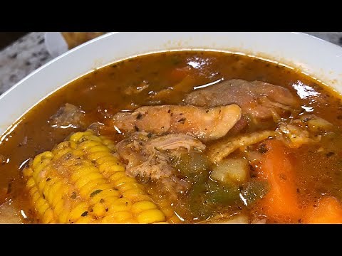 Chicken Soup | Puerto Rican Style | Cook With Me | Tostones | Dinner ideas