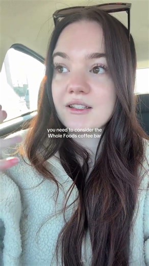 Whole Foods Coffee Bar Review ☕ | $3.50 Latte in Columbus #groceryshopping #fitmeals #caffeinefree