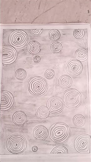 3d art easy with circle