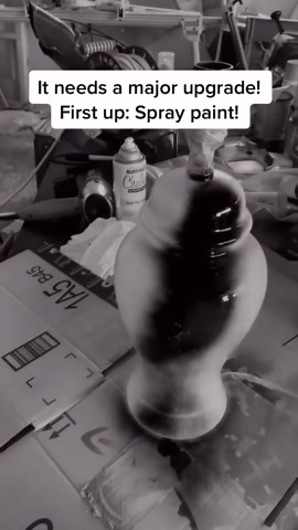 Thrifted Lamp Makeover