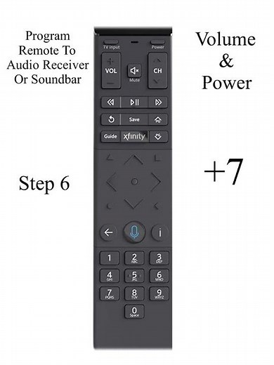 Pair Xfinity XR15 Remote to Soundbar or Audio Reciever