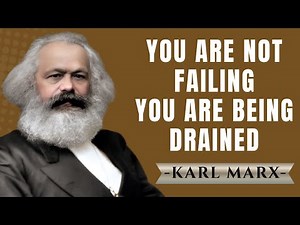 You Are Not Failing — You Are Being Drained | Karl Marx Speech