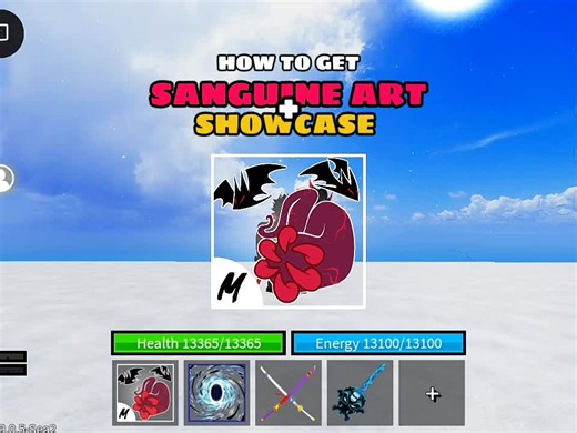Part 63 | These is how to get sanguine art showcase #fyp #bloxfruit #roblox #foryoupage #fyppppppppppppppppppppppp