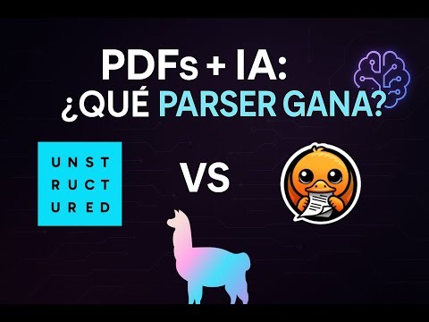 Unstructured vs Docling vs LlamaParse: comparativa real para procesar documentos con IA