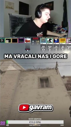 ZNAM DA SAM BOT NE OSUDJUJTE #gavram #csgo #cs2 #cs2moments