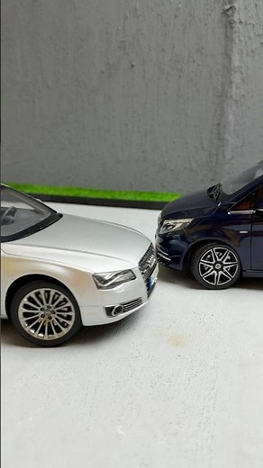 Audi A8 Long Mercedes V-Class 1:18 Scale Diecast Model Car Show #audi #mercedes #diecastcars
