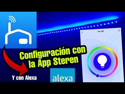 COMO CONFIGURAR LA TIRA LED STEREN WIFI RGB A INTERNET Y CON ALEXA DE AMAZON