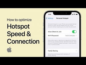 How To Optimise Hotspot Settings on iPhone - Full Guide