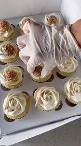 are you eating the cupcake first or the truffle? . . . #cupcakes #cupcake #cupcakedecorating #cupcaketutorial #cupcakepiping #cupofcake #birthdaycake #birthdayparty #cakeallday #homebaker #bakingtutorial #treatsbytay#reelsviral | Treats by Tay