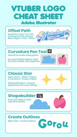 Adobe Illustrator Tips for Creating VTuber Logos