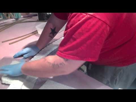 Plaster Cloth over Woodland Scenics Risers Model Train