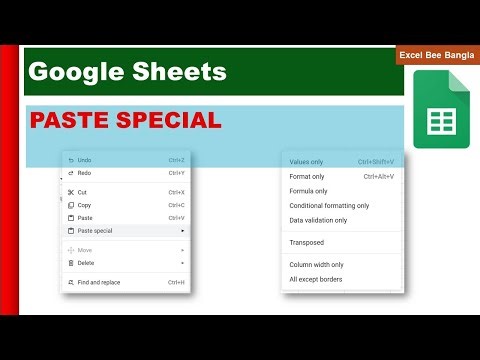How to Use Paste Special in Google Sheets
